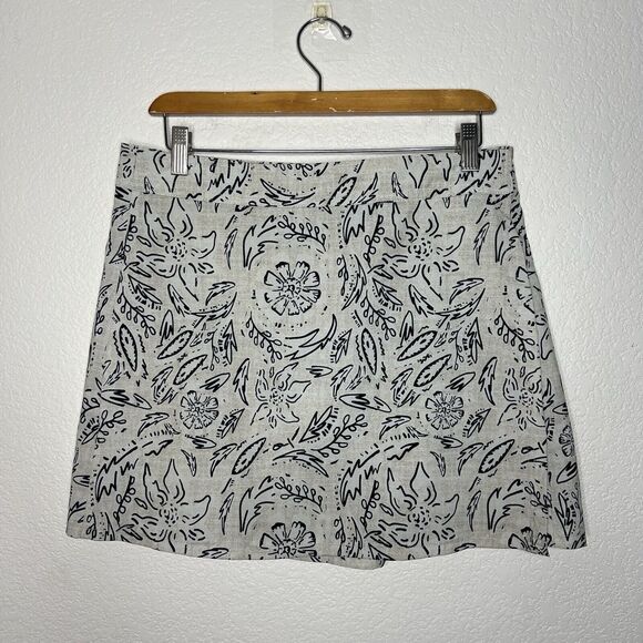 RipSkirt Hawaii Maui Medium Floral Mini Wrap Skirt Tropical Beach Vacation O12 - Picture 3 of 4